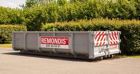 offener Container von Remondis Stavelot